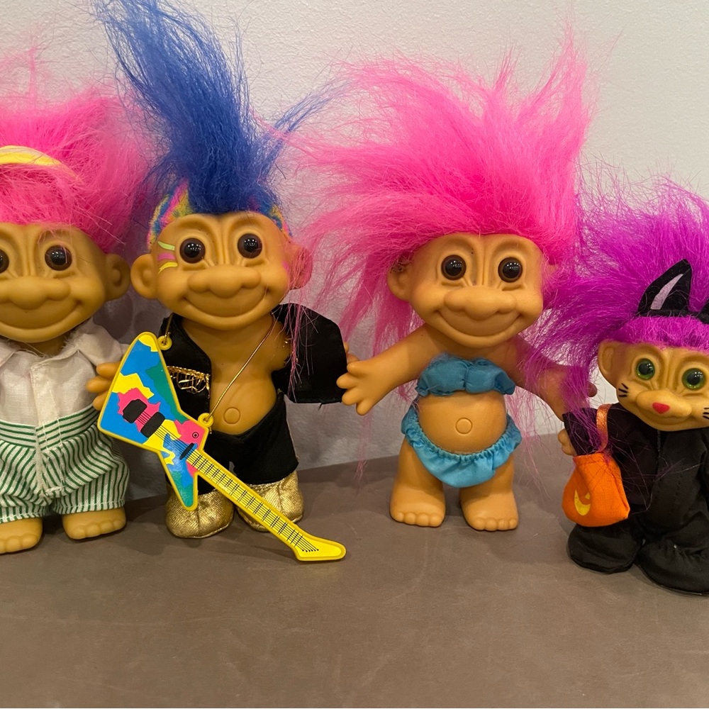 Russ Troll Dolls with Vibrant Hair Colors - Picture 2 of 3
